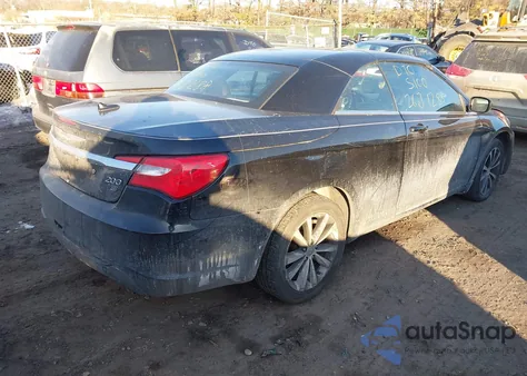 2011 Chrysler 200 S из США, поврежденный, VIN 1C3BC8EG0BN624704